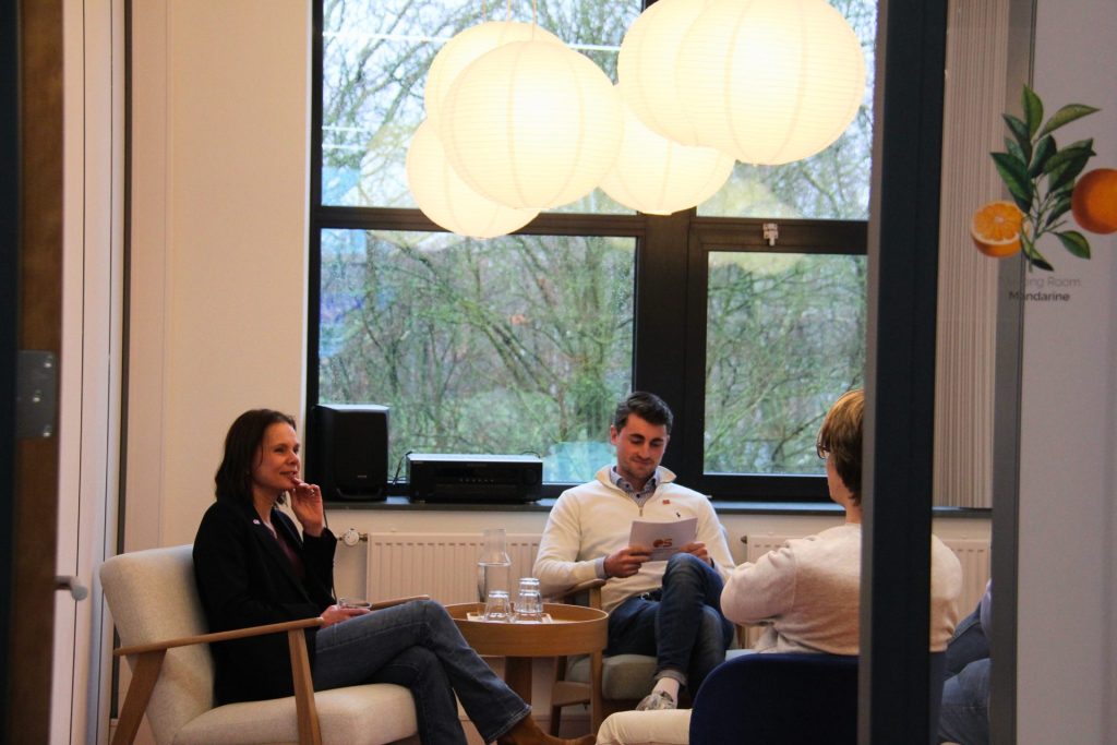 Q&A Freeke Heijman at OrangeQS office